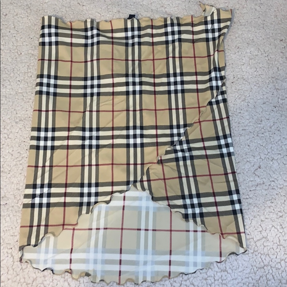 Burberry wrap skirt